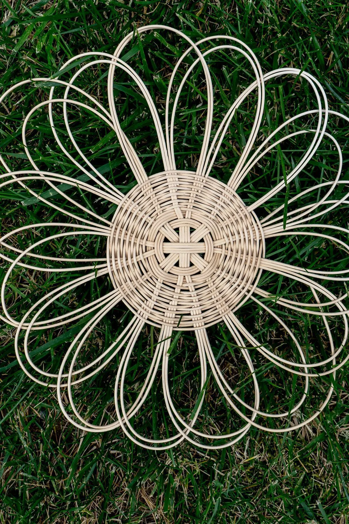 Rattan El Yapımı Duvar ve Bahçe Süsü - Görsel 2