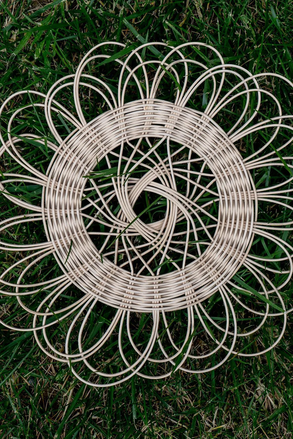 Rattan El Yapımı Duvar ve Bahçe Süsü - Görsel 2