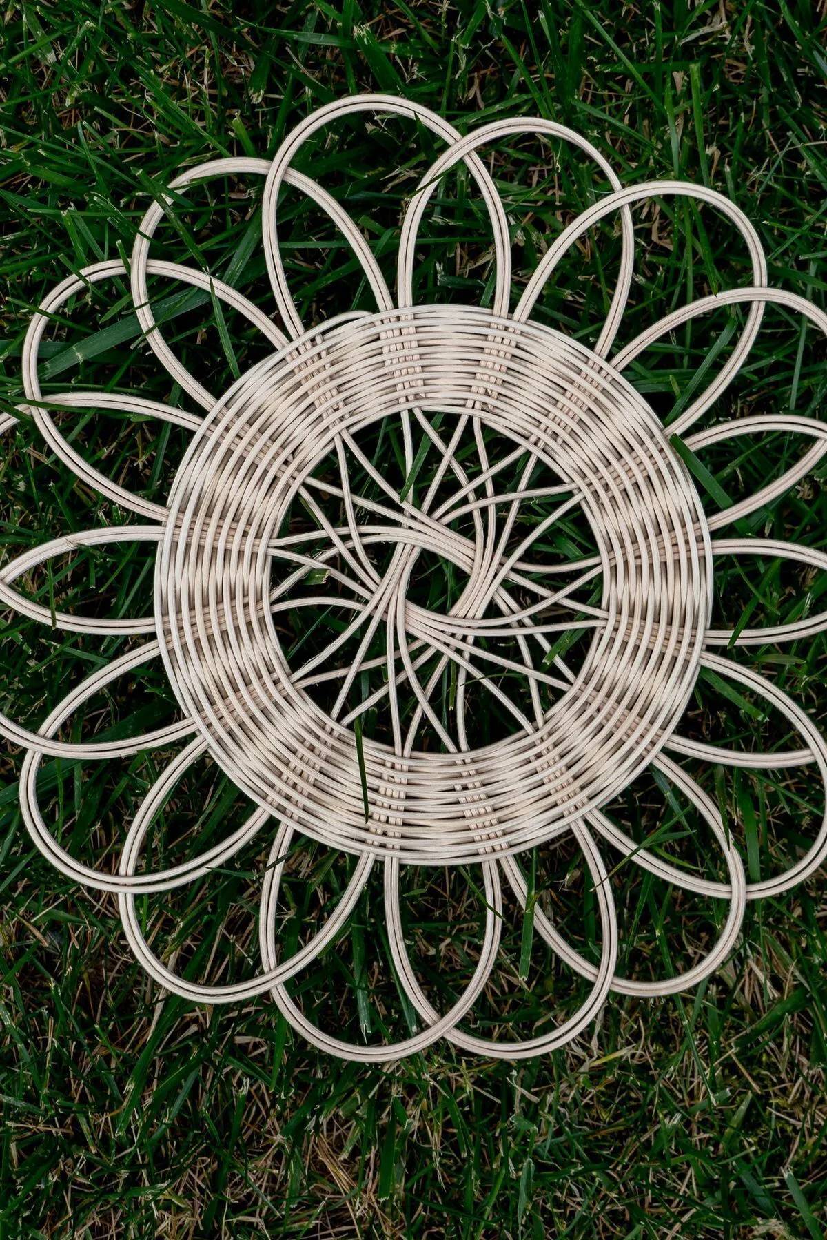 Rattan El Yapımı Duvar ve Bahçe Süsü - Görsel 2