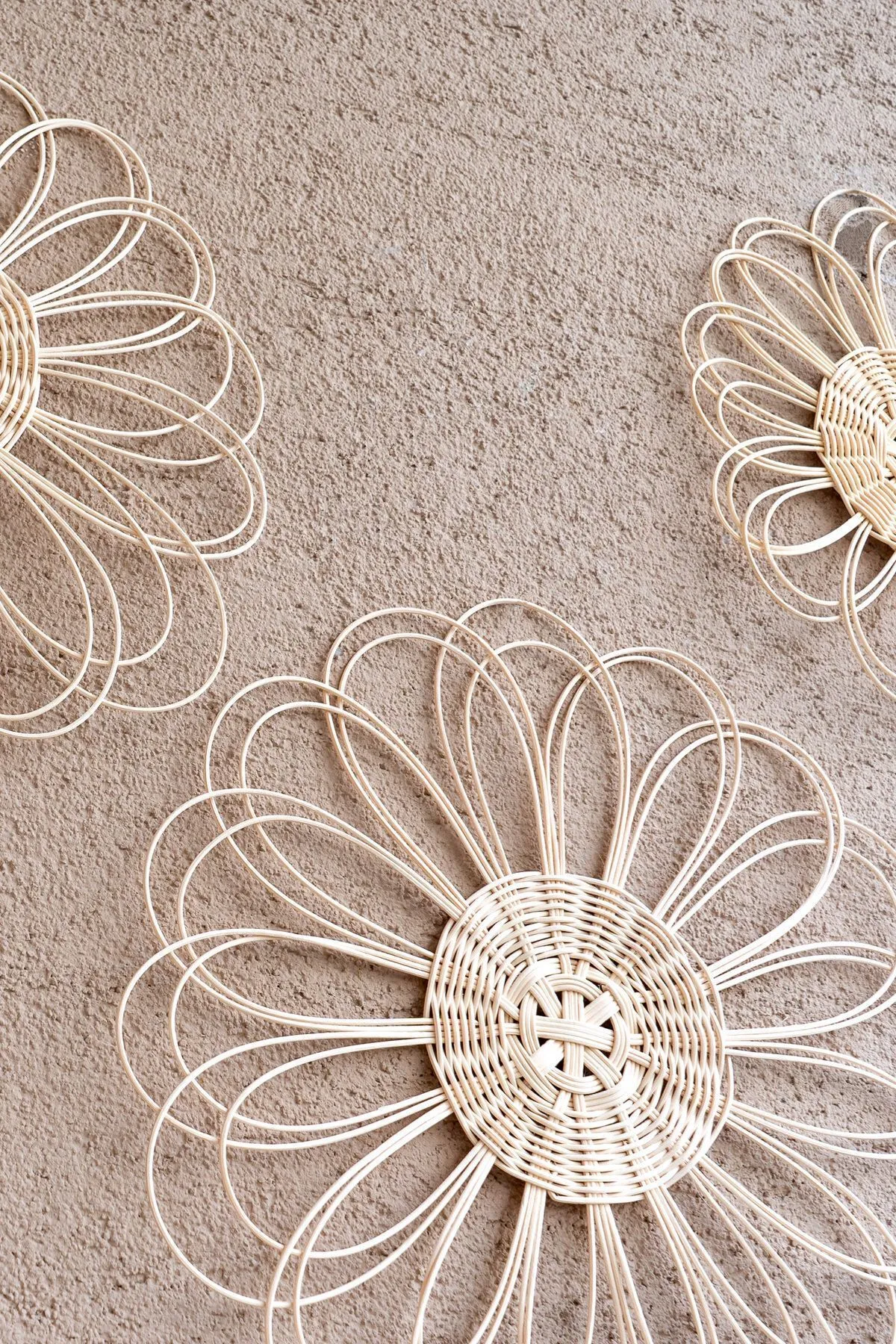 Rattan El Yapımı Duvar ve Bahçe Süsü - Görsel 4