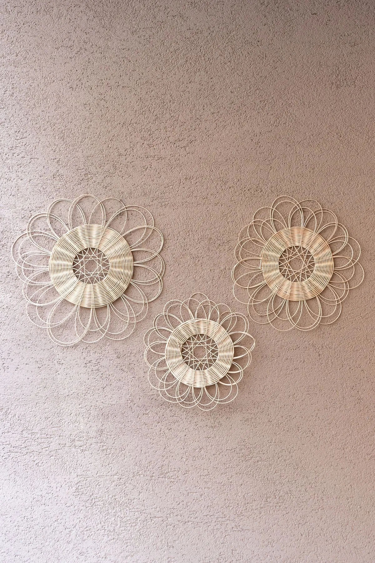 Rattan El Yapımı Duvar ve Bahçe Süsü - Görsel 5