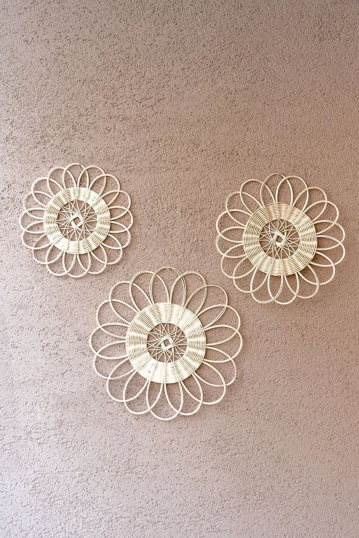 Rattan El Yapımı Duvar ve Bahçe Süsü - Görsel 5