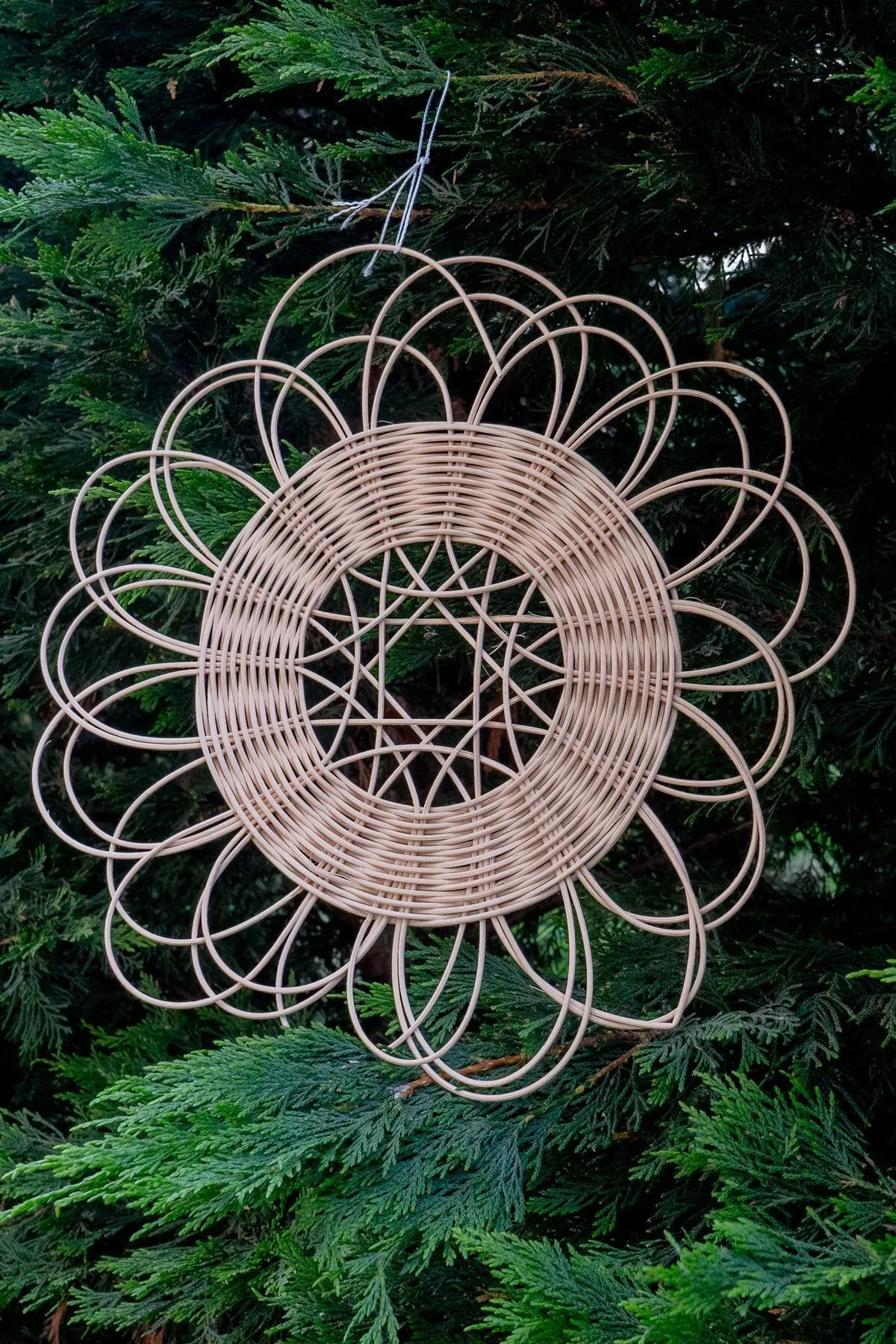 Rattan El Yapımı Duvar ve Bahçe Süsü