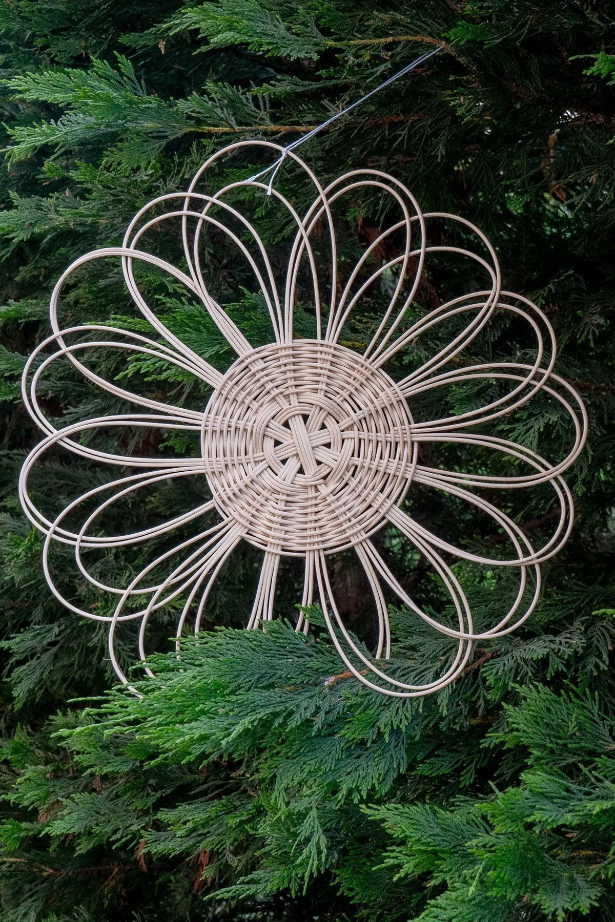 Rattan El Yapımı Duvar ve Bahçe Süsü