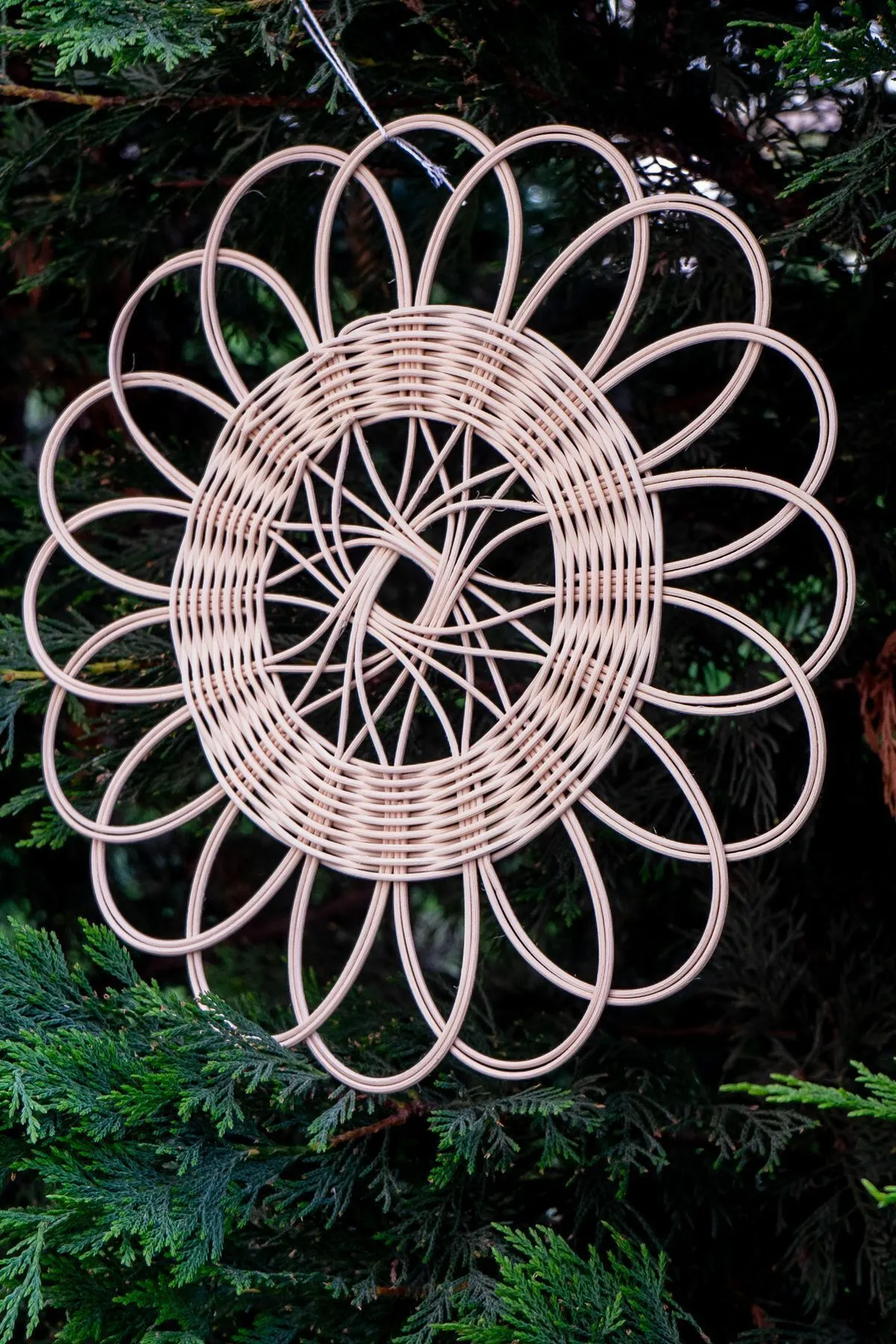 Rattan El Yapımı Duvar ve Bahçe Süsü