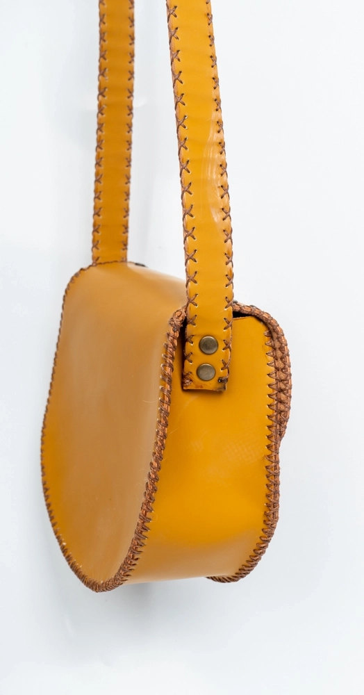 AY FORM ANTİK TOKALI HAKİKİ DERİ ÇANTA - Görsel 2