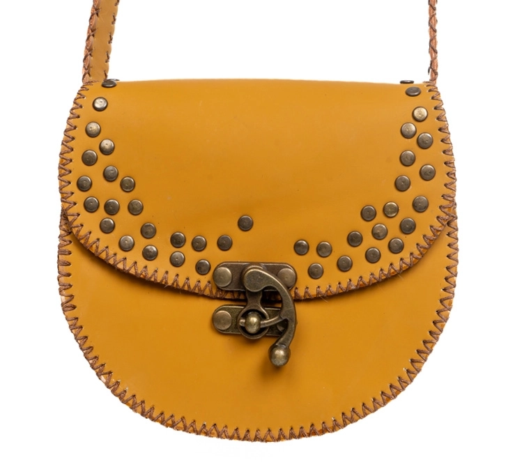 AY FORM ANTİK TOKALI HAKİKİ DERİ ÇANTA