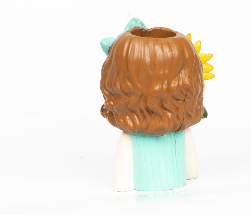 Ayçiçekli Kız Saksı - Görsel 2