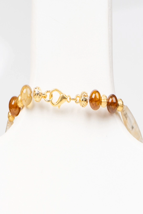 Doğal taş kolye - Görsel 3