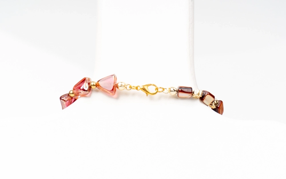 Doğal taşlı kolye - Görsel 2