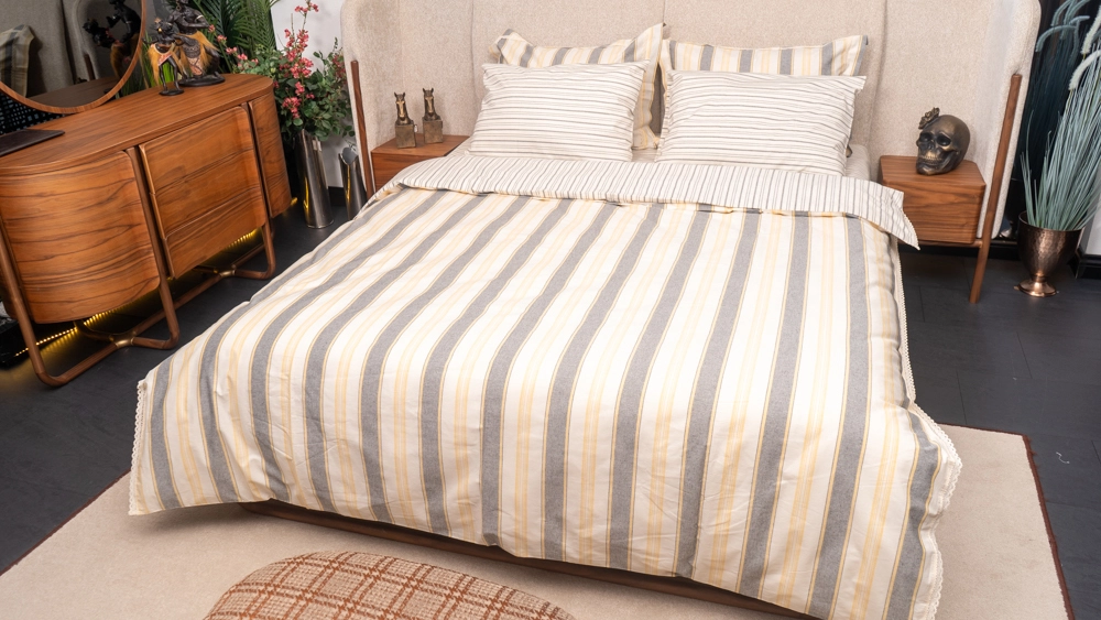 El Yapımı Çift Kişilik Kopanaki Dantelli Nevresim Takımı - Görsel 2