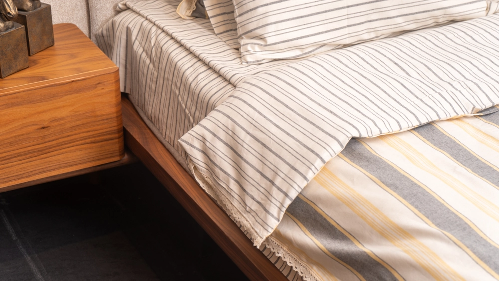 El Yapımı Çift Kişilik Kopanaki Dantelli Nevresim Takımı - Görsel 4