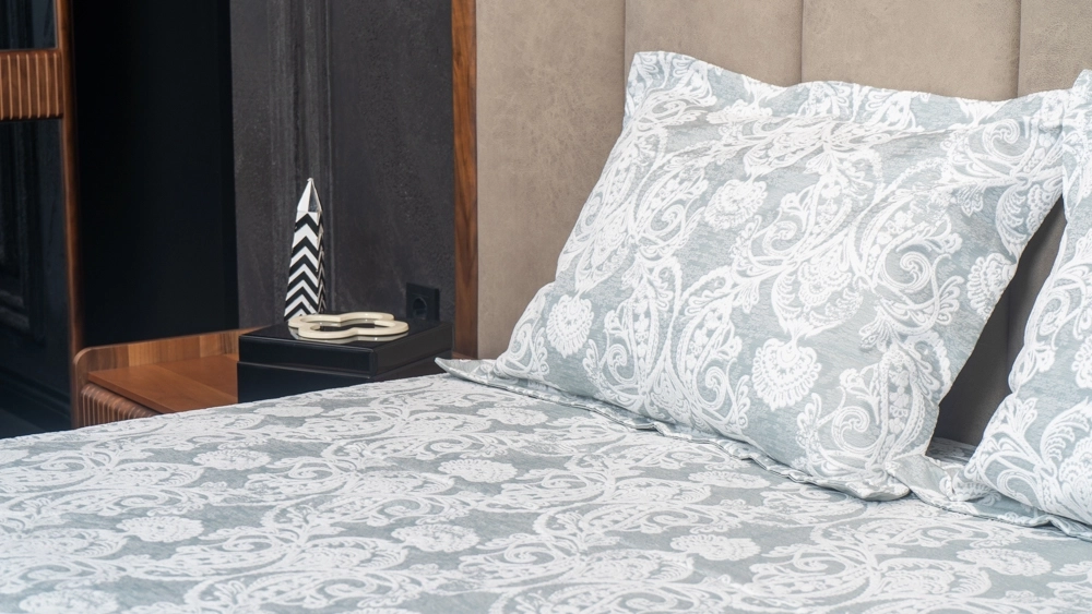 El Yapımı Pamuklu Çift Kişilik Etnik Desenli Yatak Örtüsü - Görsel 2