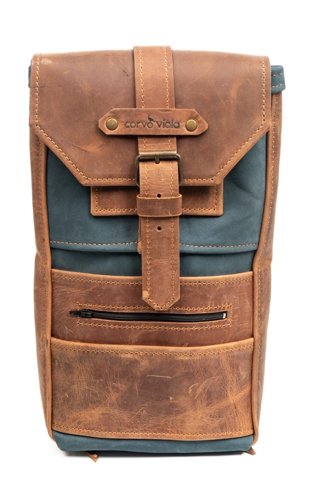 İKİ RENK HAKİKİ DERİDEN SIRT ÇANTASI