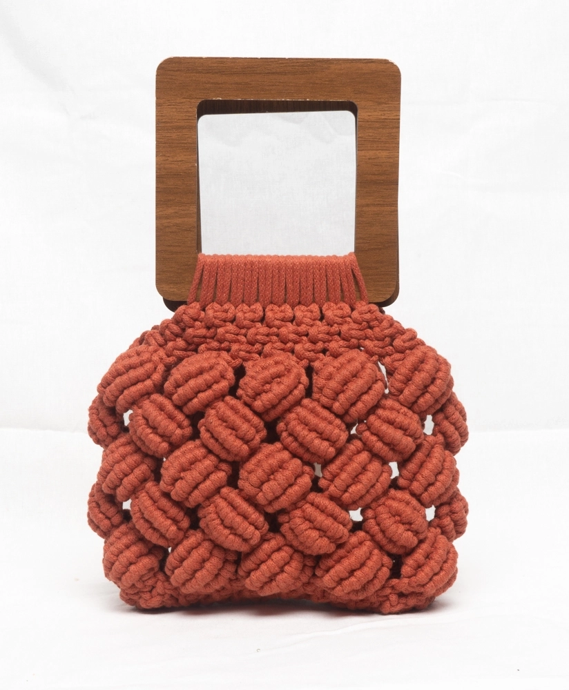 Kiremit Rengi Midye Çanta