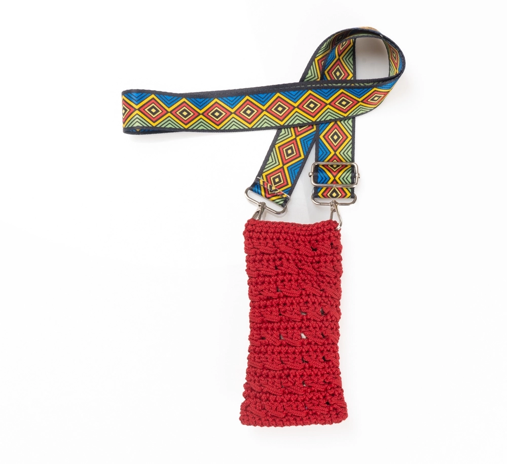 Kırmızı Telefon Askısı