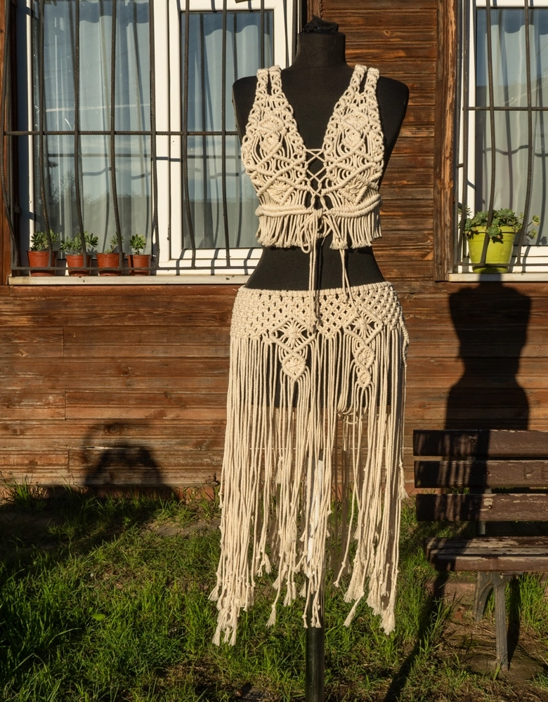 Makrome Elbise - Görsel 5