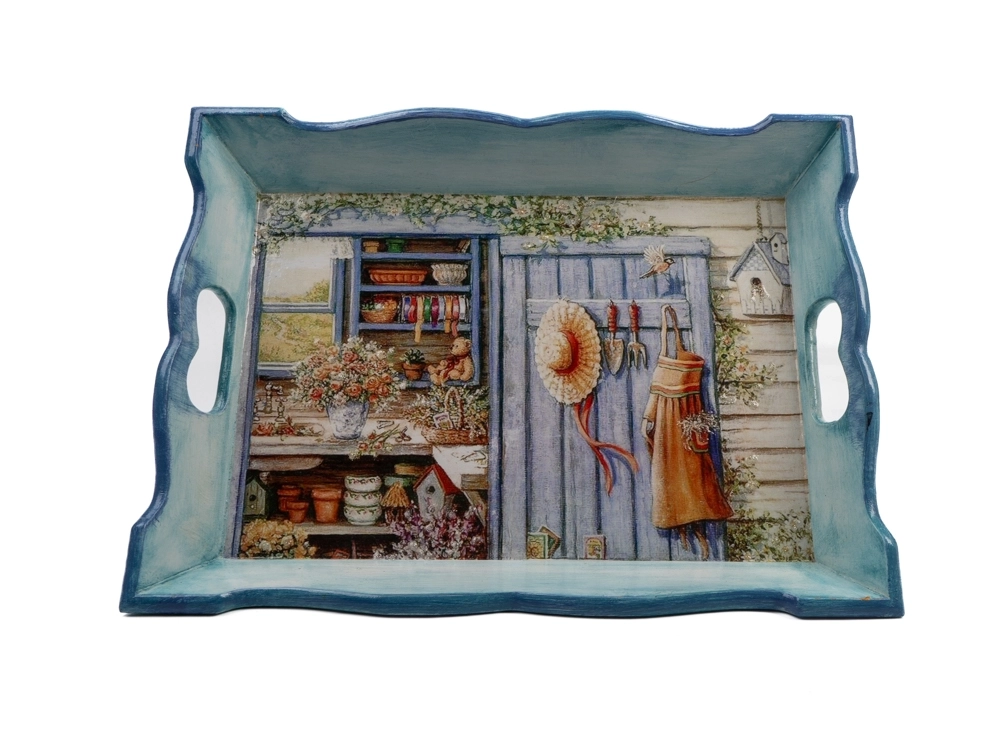 MAVİ ŞAPKALI TEPSİ