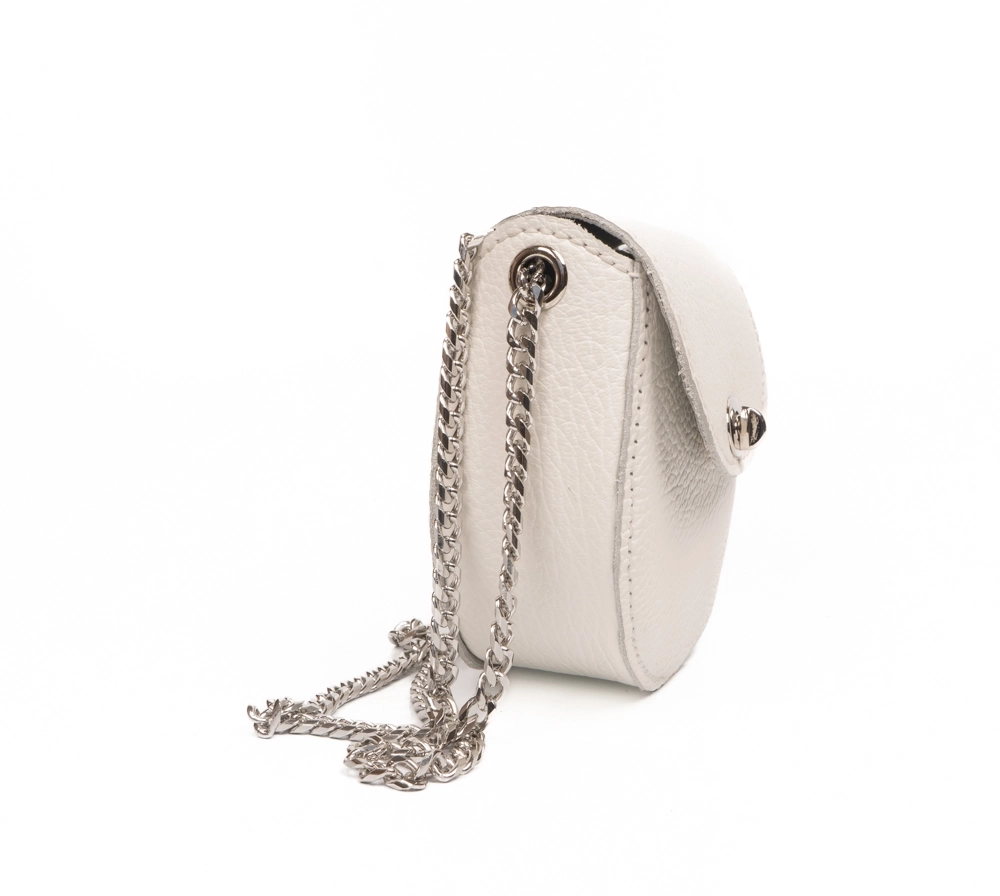 ÖN KAPAMASI METAL TOKALI, ZİNCİR ASKILI OMUZ ÇANTASI - Görsel 2