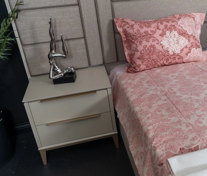 pamuk akfil desenli tek kişilik pike ve nevresim takımı - Görsel 2