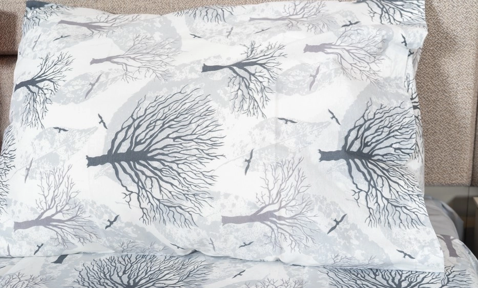 pamuklu ağaç desenli akfil tek kişilik nevresim takımı - Görsel 4