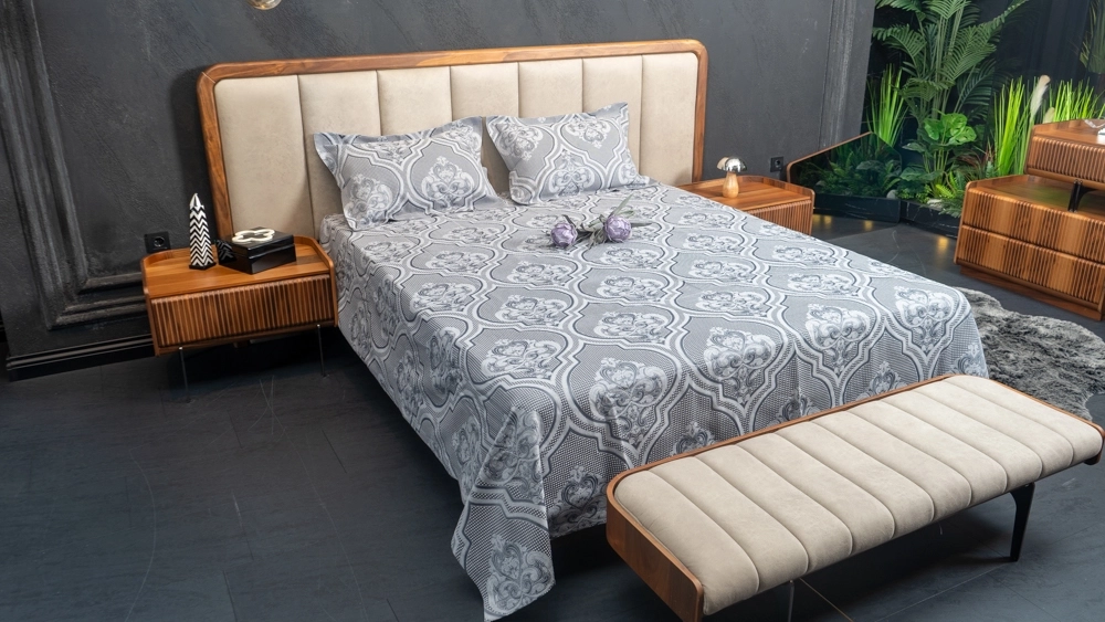 Pamuklu Çift Kişilik Yatak Örtüsü