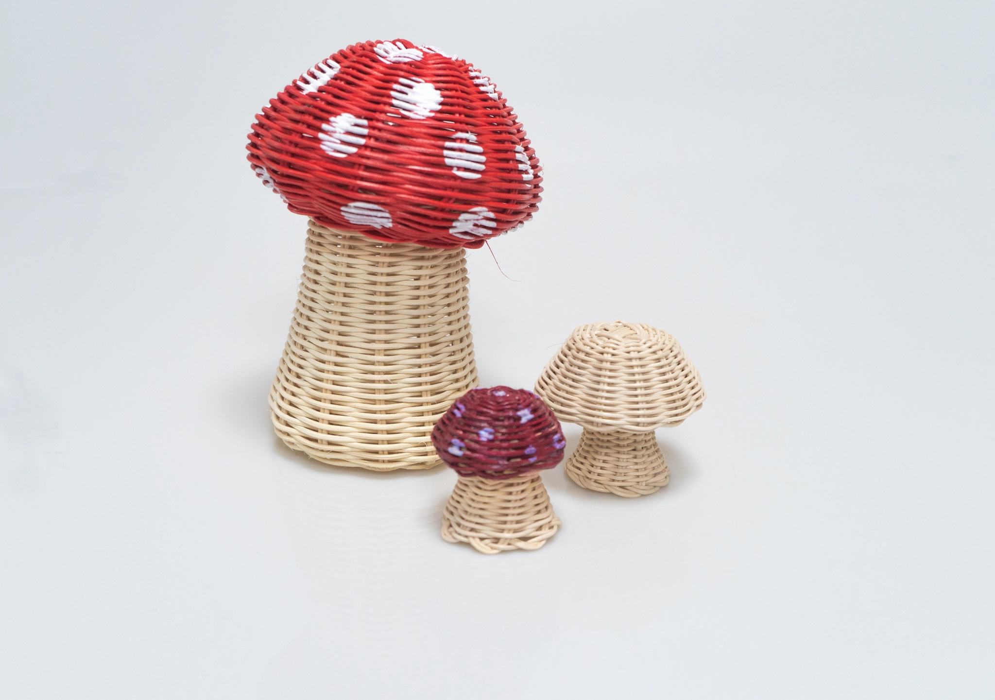 rattan 3lü mantar - Görsel 2