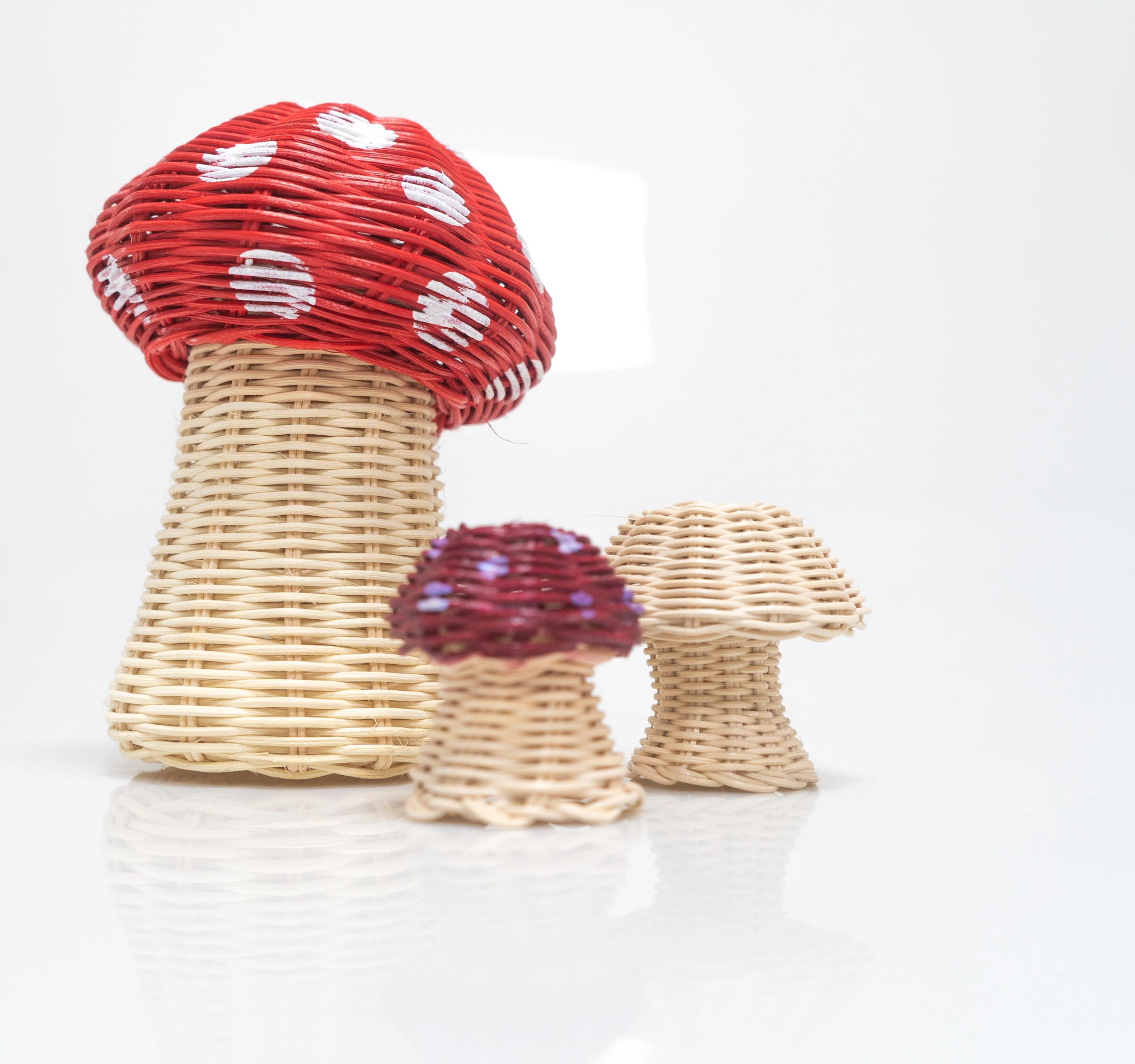 rattan 3lü mantar - Görsel 3