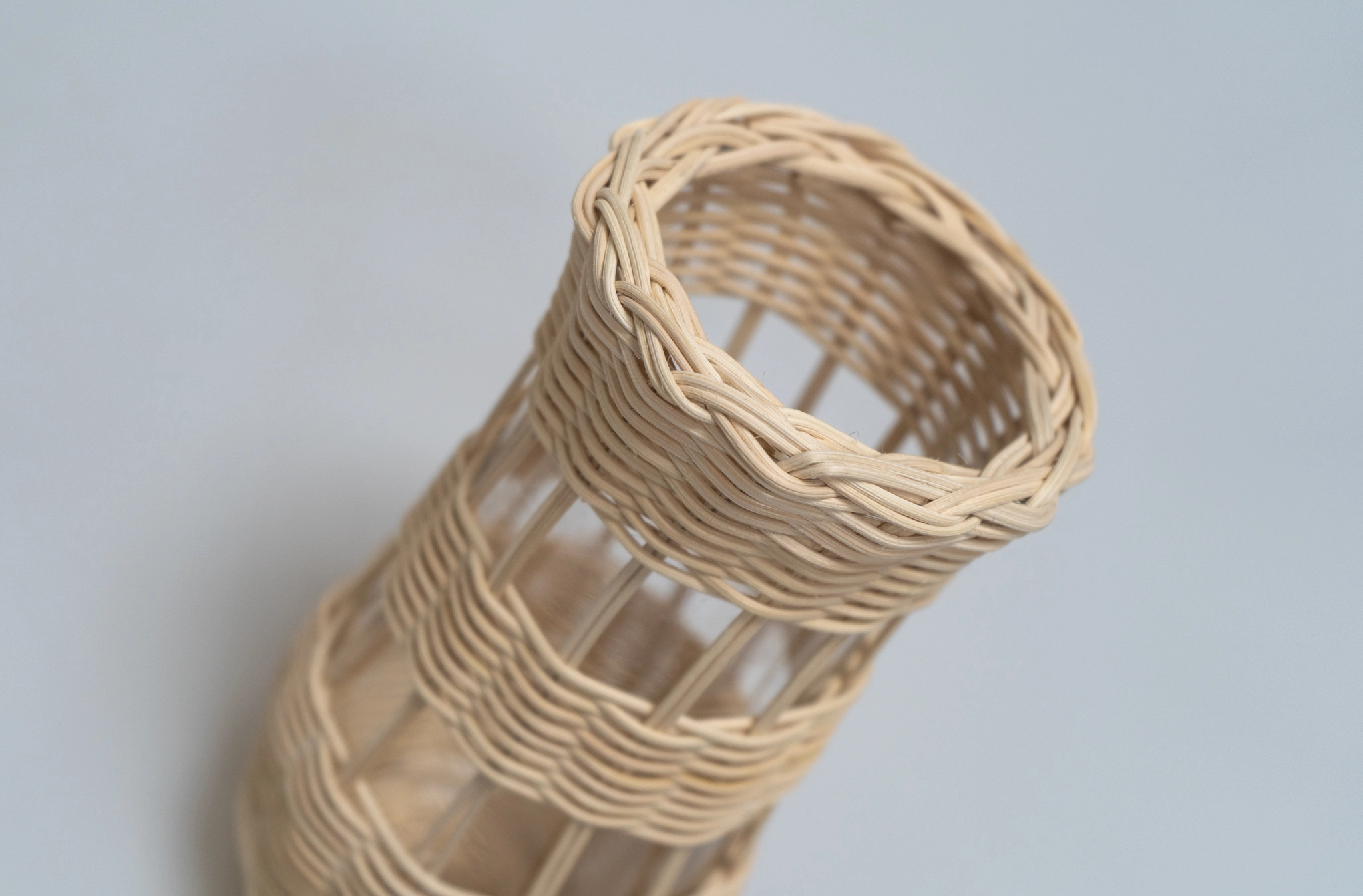 Rattan El Yapımı Şans Bambusu Vazo - Görsel 2