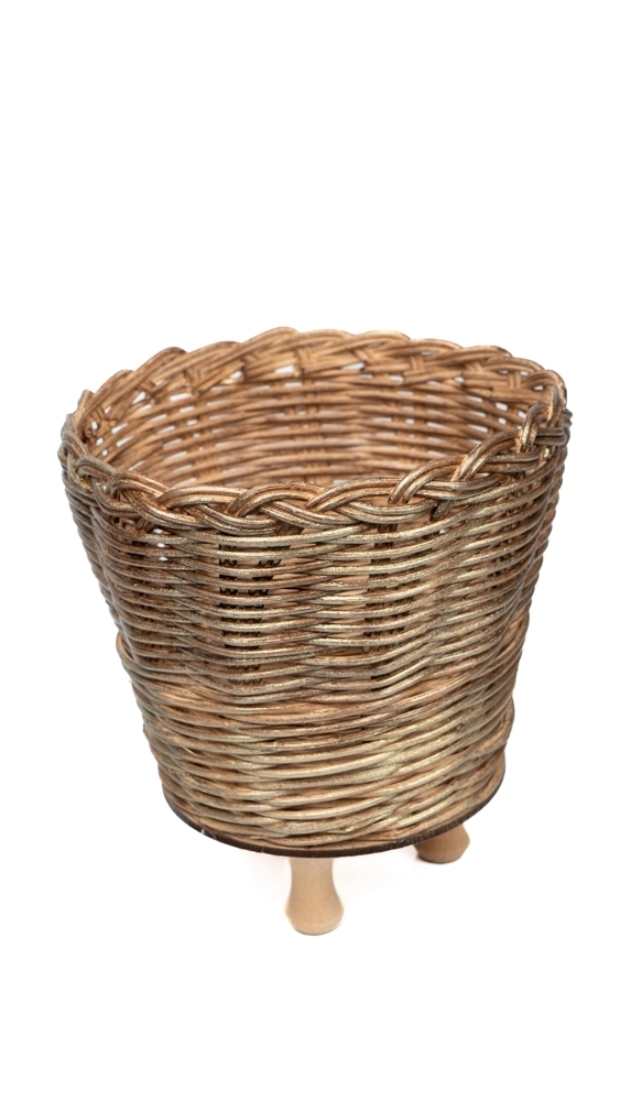 Rattan Hasır Örme Saksı