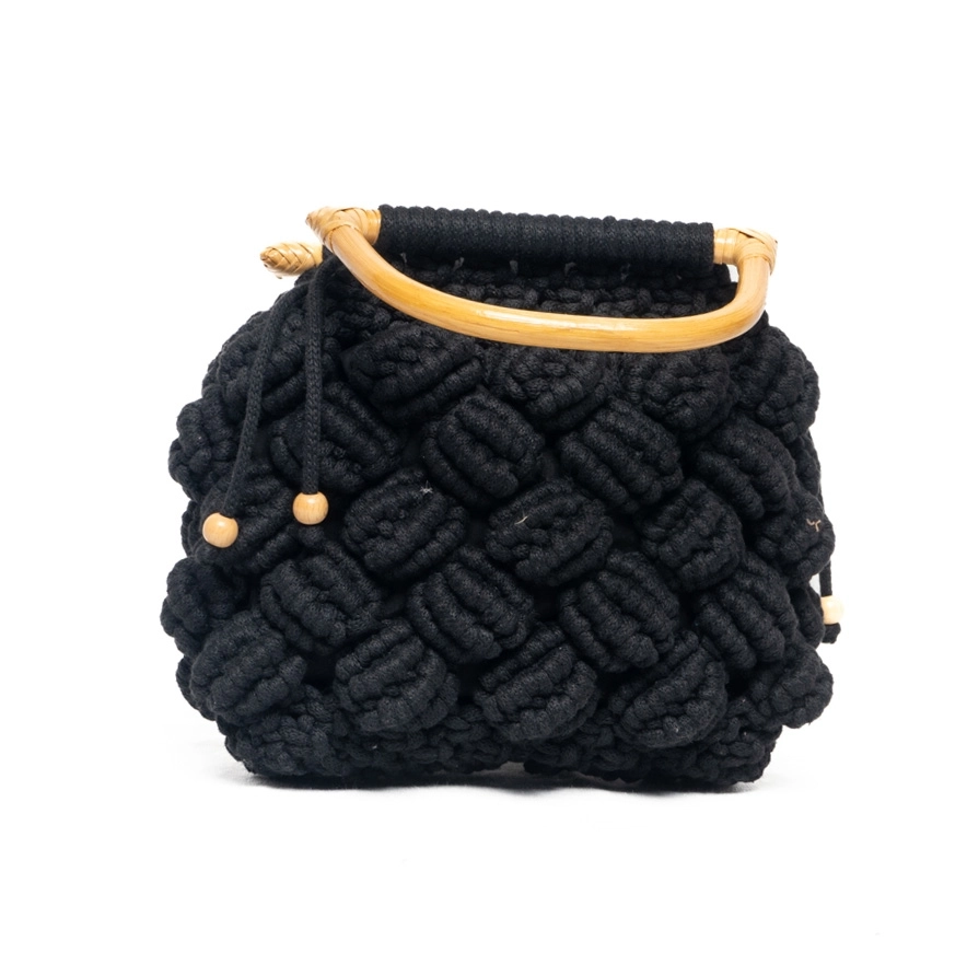 Siyah Midye Çanta - Görsel 3