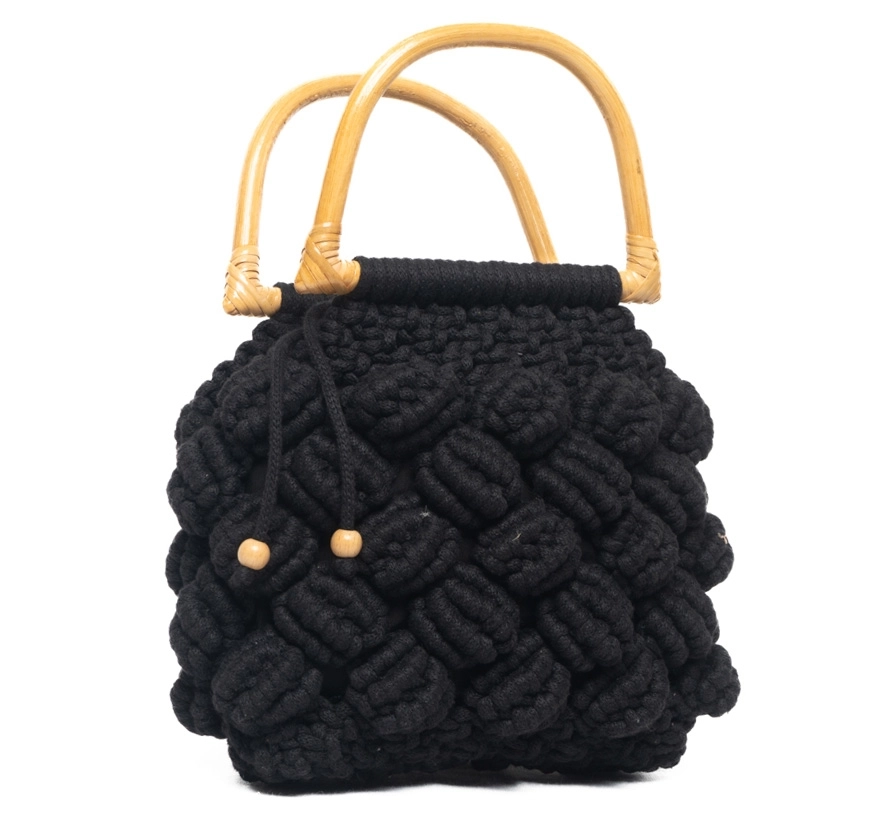 Siyah Midye Çanta - Görsel 2