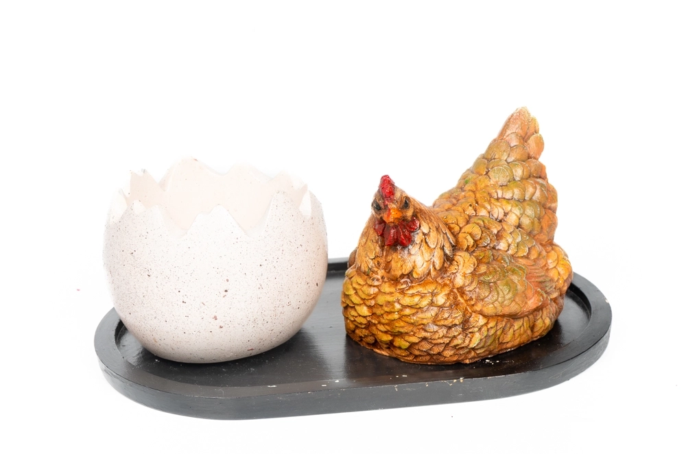 Tavuk Biblo- Yumurta Saksı Set